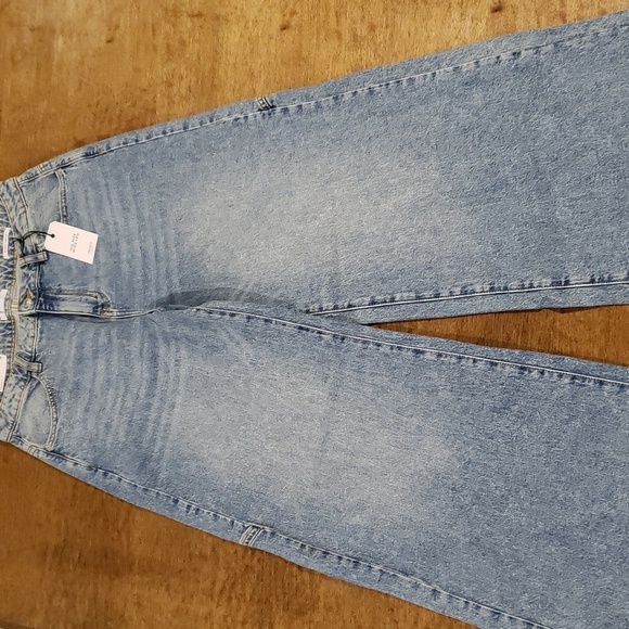 Forever 21 Premium Denim Mid Rise Wide Leg Jeans Size 28 - Picture 8 of 11